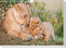 Emotionale Momente: Löwenbabys - so süß. (Wandkalender 2022 DIN A4 quer)