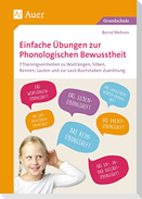 Einfache Übungen zur Phonologischen Bewusstheit