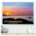 Sonnenuntergänge an der Atlantikküste (hochwertiger Premium Wandkalender 2025 DIN A2 quer), Kunstdruck in Hochglanz