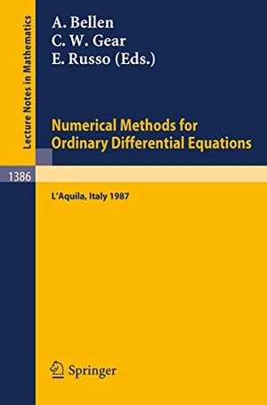 Bellen, Alfredo / Elvira Russo et al (Hrsg.). Numerical Methods for Ordinary Differential Equations - Proceedings of the Workshop held in L'Aquila (Italy), September 16-18, 1987. Springer Berlin Heidelberg, 1989.