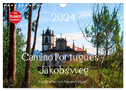 Camino Portugues - Jakobsweg (Wandkalender 2024 DIN A4 quer), CALVENDO Monatskalender