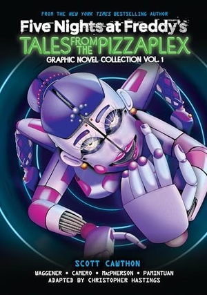 Cawthon, Scott / Andrea Waggener. Five Nights at Freddy's: Tales from the Pizzaplex Graphic Novel Collection Vol. 1. Scholastic Inc., 2025.