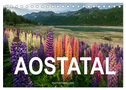 Natur im Aostatal (Tischkalender 2025 DIN A5 quer), CALVENDO Monatskalender
