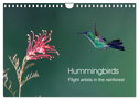 Hummingbirds - Flight artists in the rainforest (Wall Calendar 2024 DIN A4 landscape), CALVENDO 12 Month Wall Calendar
