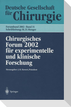 Chirurgisches Forum 2002