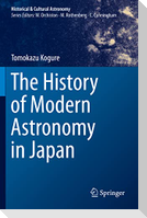 The History of Modern Astronomy in Japan