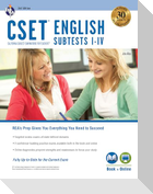 CSET English Subtests I-IV Book + Online