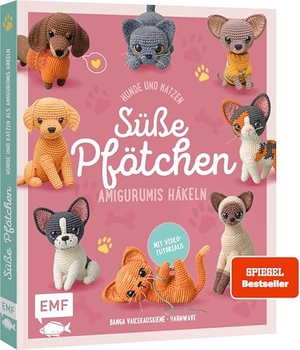 Vaicekauskien¿, Banga. Süße Pfötchen - Hunde und Katzen als Amigurumis häkeln - 15 zuckersüße Projekte für Hundefreund*innen und Katzenliebhaber*innen - mit Video-Tutorials zu allen Häkelgrundlagen. Edition Michael Fischer, 2026.