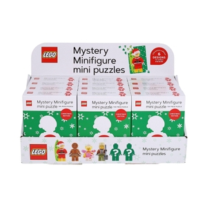 Lego. LEGO Mystery Minifigure Mini Puzzle (Christmas Edition Green) 12 Copy CDU. Abrams and Chronicle Books IWUK, 2026.