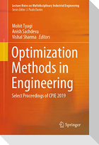 Optimization Methods in Engineering