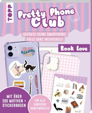 Frechverlag (Hrsg.). Pretty Phone Club - Book Love - Vorlagen für die Handyhülle zum Ausmalen und Ausschneiden. frechverlag GmbH, 2026.