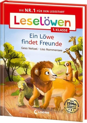 Neitzel, Gesa. Leselöwen 1. Klasse - Ein Löwe findet Freunde - Die Nr. 1 für den Lesestart - Mit Leselernschrift ABeZeh - Erstlesebuch für Kinder ab 6 Jahren. Loewe Verlag GmbH, 2026.