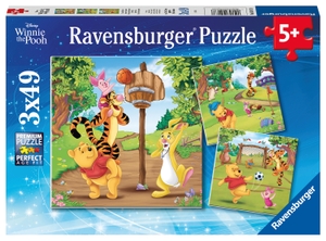 Ravensburger Kinderpuzzle 05187 - Tag des Sports - 3x49 Teile Disney Puzzle für Kinder ab 5 Jahren. Ravensburger Spieleverlag, 2022.