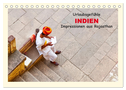 Urlaubsgefühle - INDIEN Impressionen aus Rajasthan (Tischkalender 2024 DIN A5 quer), CALVENDO Monatskalender