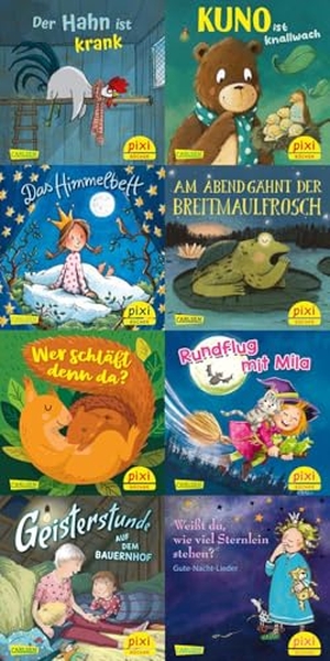 Pixi-8er-Set 292: Schlaf schön mit Pixi (8x1 Exemplar). Carlsen Verlag GmbH, 2023.