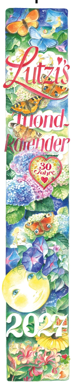 Lutzenberger, Andrea. Lutzis Mondkalender lang 2027 - Andrea Lutzenberger. Lutzi Verlag Allgaeu, 2026.
