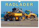 Radlader - flexibel, schnell und bärenstark (Wandkalender 2024 DIN A4 quer), CALVENDO Monatskalender