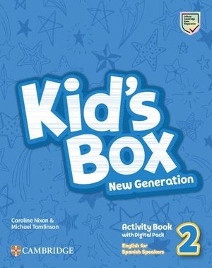 Nixon, Caroline / Michael Tomlinson. Kid's Box New Generation Level 2 Activity Book with Home Booklet and Digital Pack English for Spanish Speakers. Cambridge University Press & Assessment, 2026.