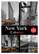 New York Colorkey (Wandkalender 2025 DIN A3 hoch), CALVENDO Monatskalender