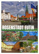 Rosenstadt Eutin - Terminplaner (Wandkalender 2025 DIN A2 hoch), CALVENDO Monatskalender