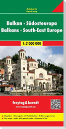 Balkan - Südosteuropa, Autokarte 1:2.000.000 LZ bis 2023