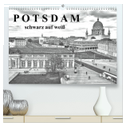 Potsdam schwarz auf weiß (hochwertiger Premium Wandkalender 2024 DIN A2 quer), Kunstdruck in Hochglanz