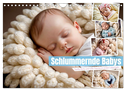 Schlummernde Babys (Wandkalender 2025 DIN A4 quer), CALVENDO Monatskalender