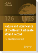 Nature and Significance of the Recent Carbonate Mound Record
