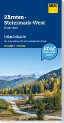 ADAC Urlaubskarte Österreich 04 Kärnten, Steiermark-West 1:150.000