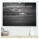 Dunkle Brandungen - Nordsee und Mittelmeer Landschaftsfotografien von Niko Korte (hochwertiger Premium Wandkalender 2024 DIN A2 quer), Kunstdruck in Hochglanz