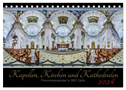 Kapellen, Kirchen und Kathedralen 2024 (Tischkalender 2024 DIN A5 quer), CALVENDO Monatskalender