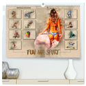 Fun and Sport (hochwertiger Premium Wandkalender 2025 DIN A2 quer), Kunstdruck in Hochglanz