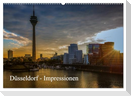 Düsseldorf - Impressionen (Wandkalender 2025 DIN A2 quer), CALVENDO Monatskalender