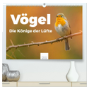 Vögel - Die Könige der Lüfte (hochwertiger Premium Wandkalender 2024 DIN A2 quer), Kunstdruck in Hochglanz