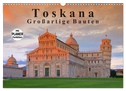Toskana - Großarige Bauten (Wandkalender 2024 DIN A3 quer), CALVENDO Monatskalender