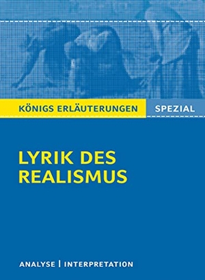 Blecken, Gudrun. Lyrik des Realismus. - Interpretationen zu wichtigen Werken der Epoche  (Königs Erläuterungen Spezial). Bange C. GmbH, 2018.
