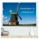 Windmühlen in Deutschland (hochwertiger Premium Wandkalender 2024 DIN A2 quer), Kunstdruck in Hochglanz