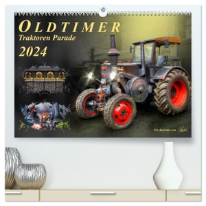 Roder, Peter. Oldtimer - Traktoren Parade (hochwertiger Premium Wandkalender 2024 DIN A2 quer), Kunstdruck in Hochglanz - Nostalgische Traktoren - geliebte Kraftpakete, die viele in ihren Bann ziehen. Calvendo, 2023.