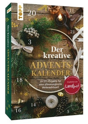 Pypke, Susanne. Der kreative Adventskalender - empfohlen von LandLust - 24 DIY-Projekte für eine stimmungsvolle Weihnachtszeit. frechverlag GmbH, 2026.