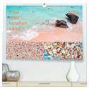 rosaroter korallensand (hochwertiger Premium Wandkalender 2024 DIN A2 quer), Kunstdruck in Hochglanz