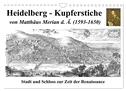 Heidelberg ¿ Kupferstiche von Matthäus Merian d. Ä. (1593-1650) (Wandkalender 2024 DIN A4 quer), CALVENDO Monatskalender
