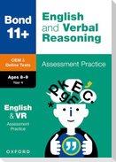 Bond 11+ CEM English & Verbal Reasoning Assessment Papers 8-9 Years (now Cambridge Select Insight)