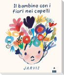 Il bambino con i fiori nei capelli