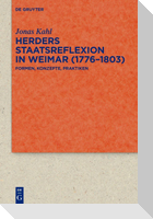 Herders Staatsreflexion in Weimar (1776-1803)