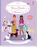 Mein großes Anziehpuppen-Stickerbuch: Meine Hunde und Katzen