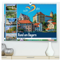 Rund um Bayern (hochwertiger Premium Wandkalender 2024 DIN A2 quer), Kunstdruck in Hochglanz