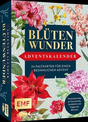 Adventskalender-Kartenset: Blütenwunder - 24 Faltkarten für einen besinnlichen Advent | Mit faszinierenden Informationen zur Geschichte, Symbolik und Magie der Blumen. Edition Michael Fischer, 2026.