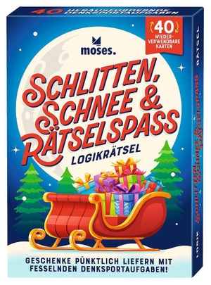 Puzzle LTD (Hrsg.). Schlitten, Schnee & Rätselspaß. moses. Verlag GmbH, 2026.