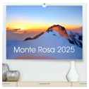 Monte Rosa (hochwertiger Premium Wandkalender 2025 DIN A2 quer), Kunstdruck in Hochglanz