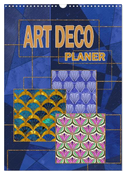 Art Deco Planer (Wandkalender 2024 DIN A3 hoch), CALVENDO Monatskalender